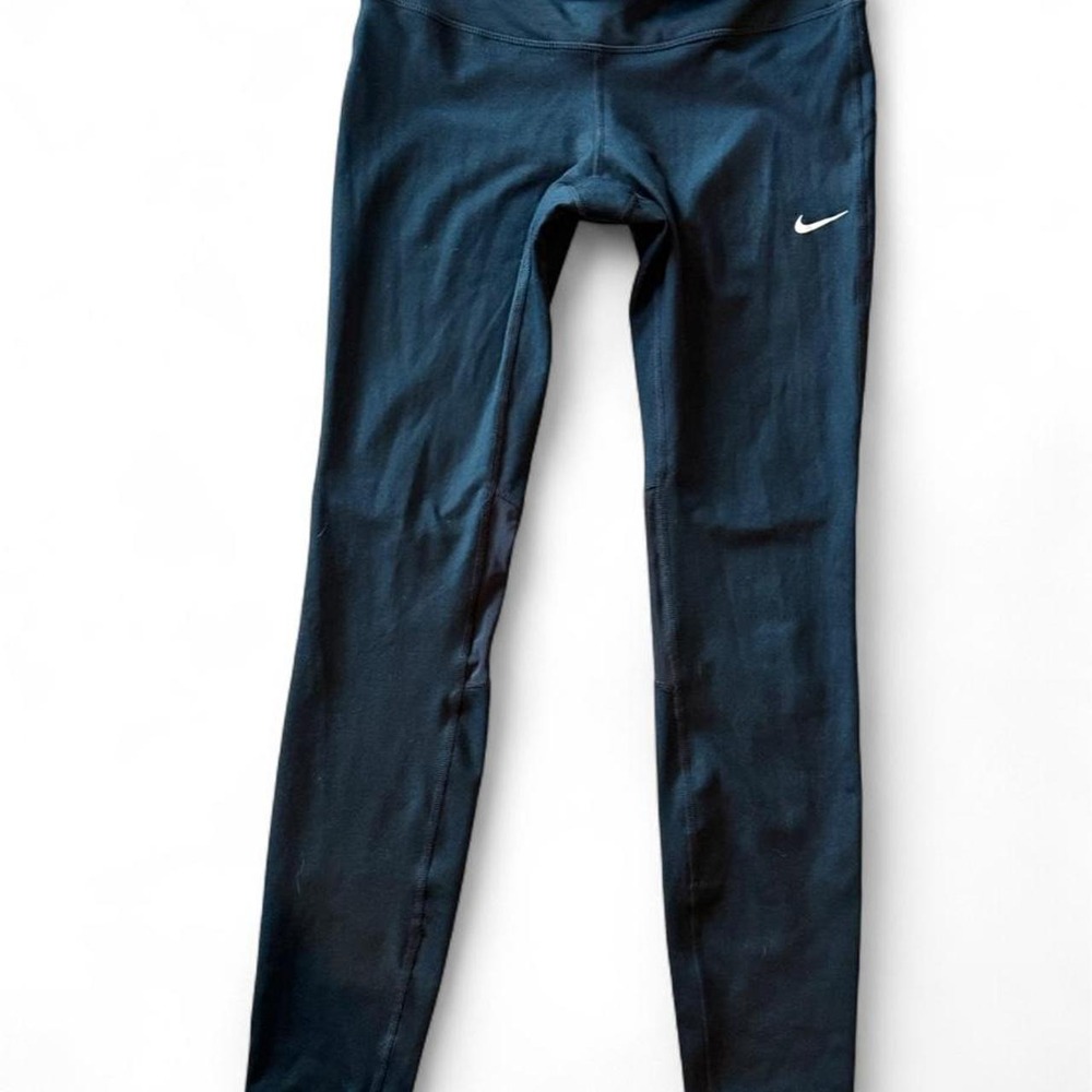 Nike Running Dri-FIT Leggings Black Reflective Mesh Tights Small